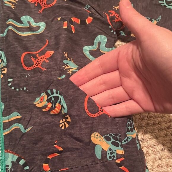 Children's Dino Adventure Raincoat - Dark Blue - Picture 4 of 6